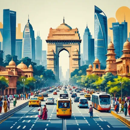 Economic Development in India: Analyze the economic policies driving India’s growth in 2025.